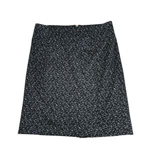Michael Kors Speckled Stretch Pencil High Waist A-Line Career Skirt. Size Medium